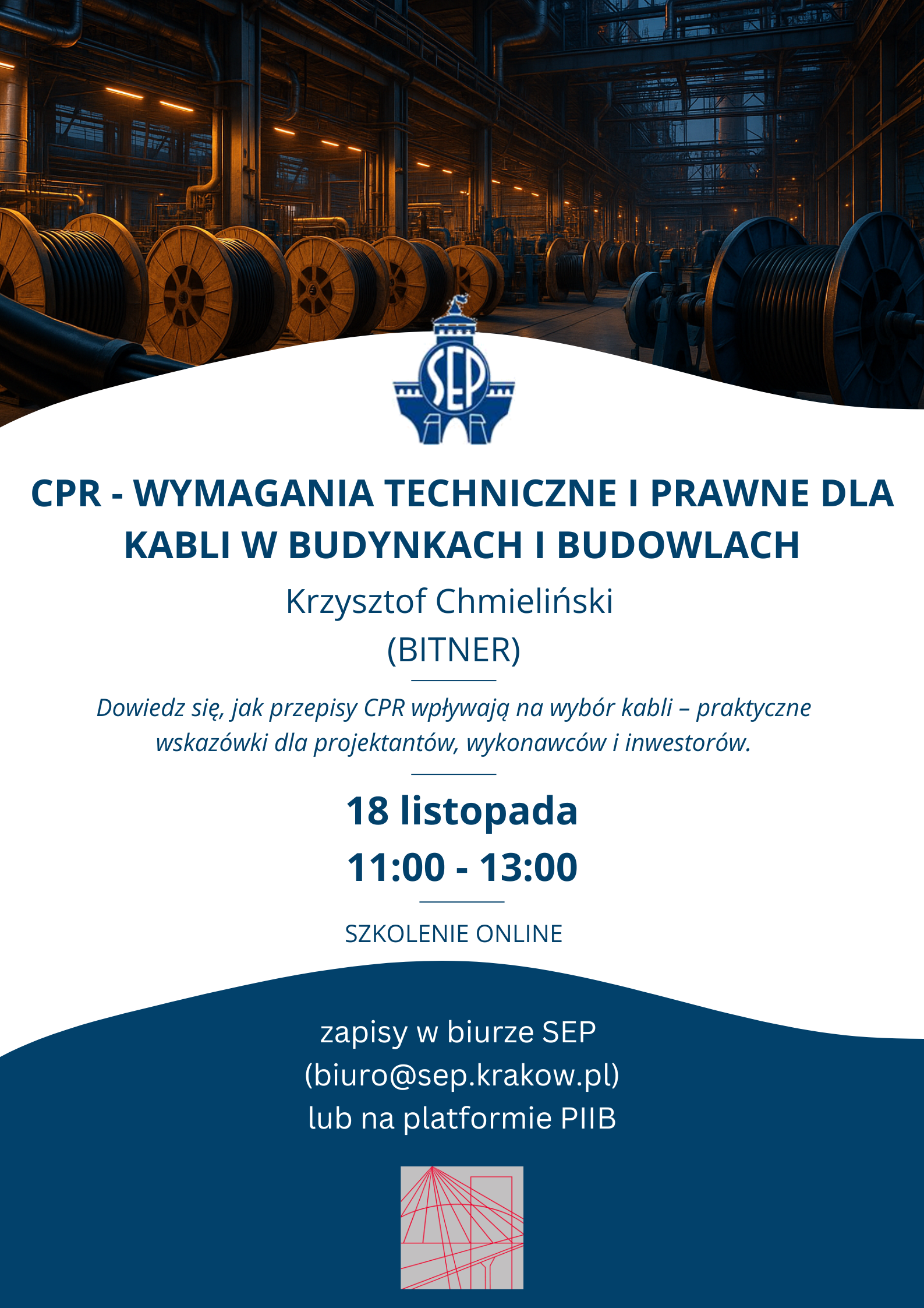 Zapraszamy do udziału w szkoleniu online na platformie PIIB